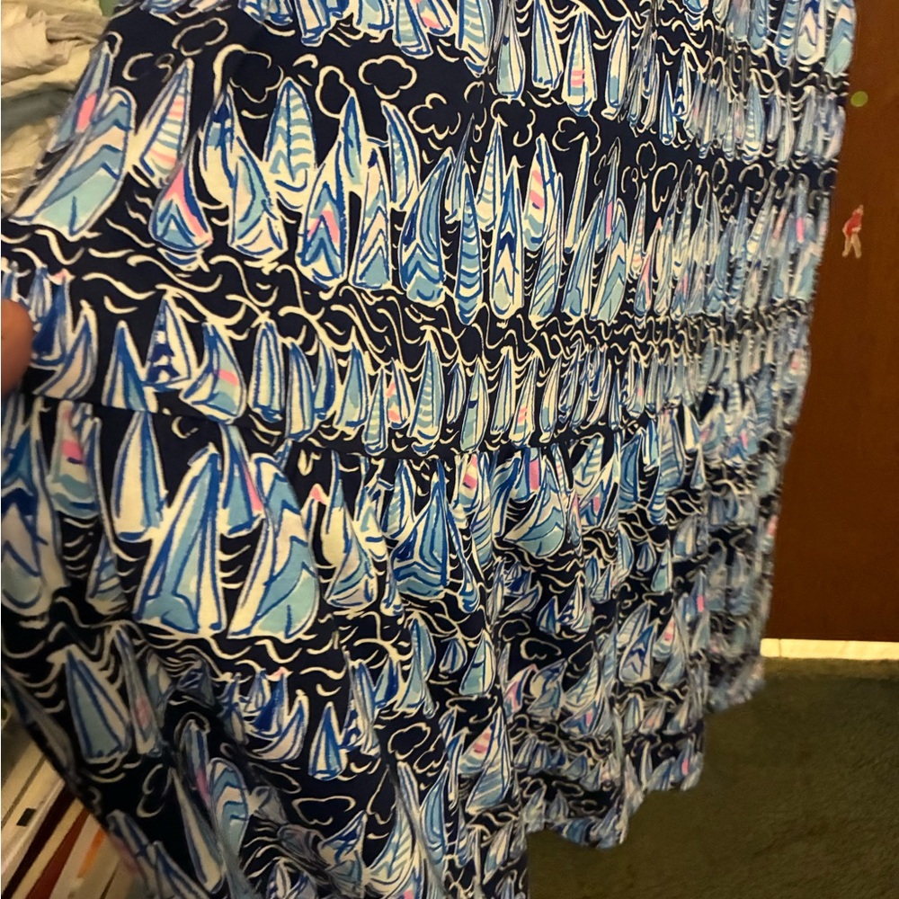 NWOT Lilly Pultizer Loro (Sailboat) Maxi Dress - Picture 2 of 6